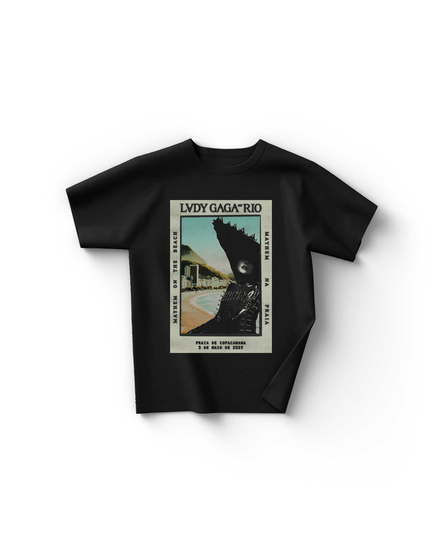 Lady Gaga Black Rio Poster T-Shirt – Official Merch