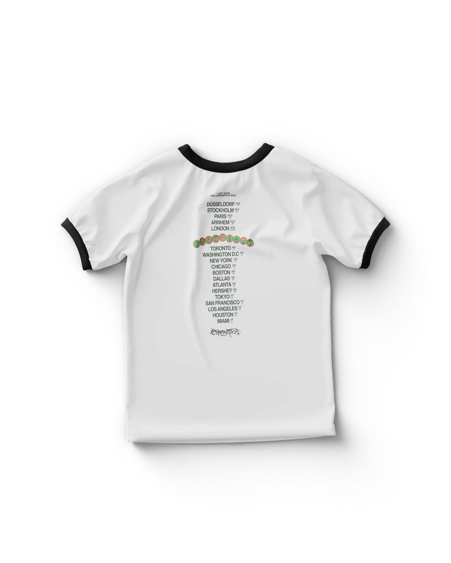 Lady Gaga Chromatica Ball Ringer T-Shirt – Official Merch