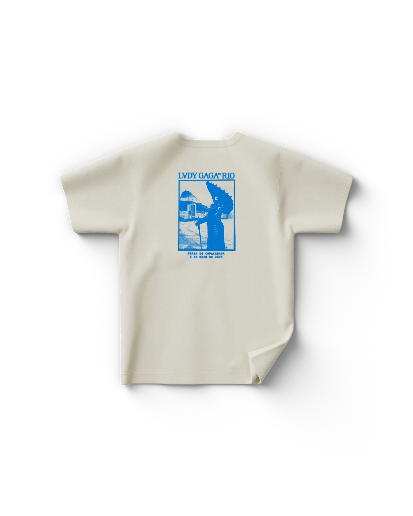 Lady Gaga Cream Rio Poster T-Shirt – Official Merch