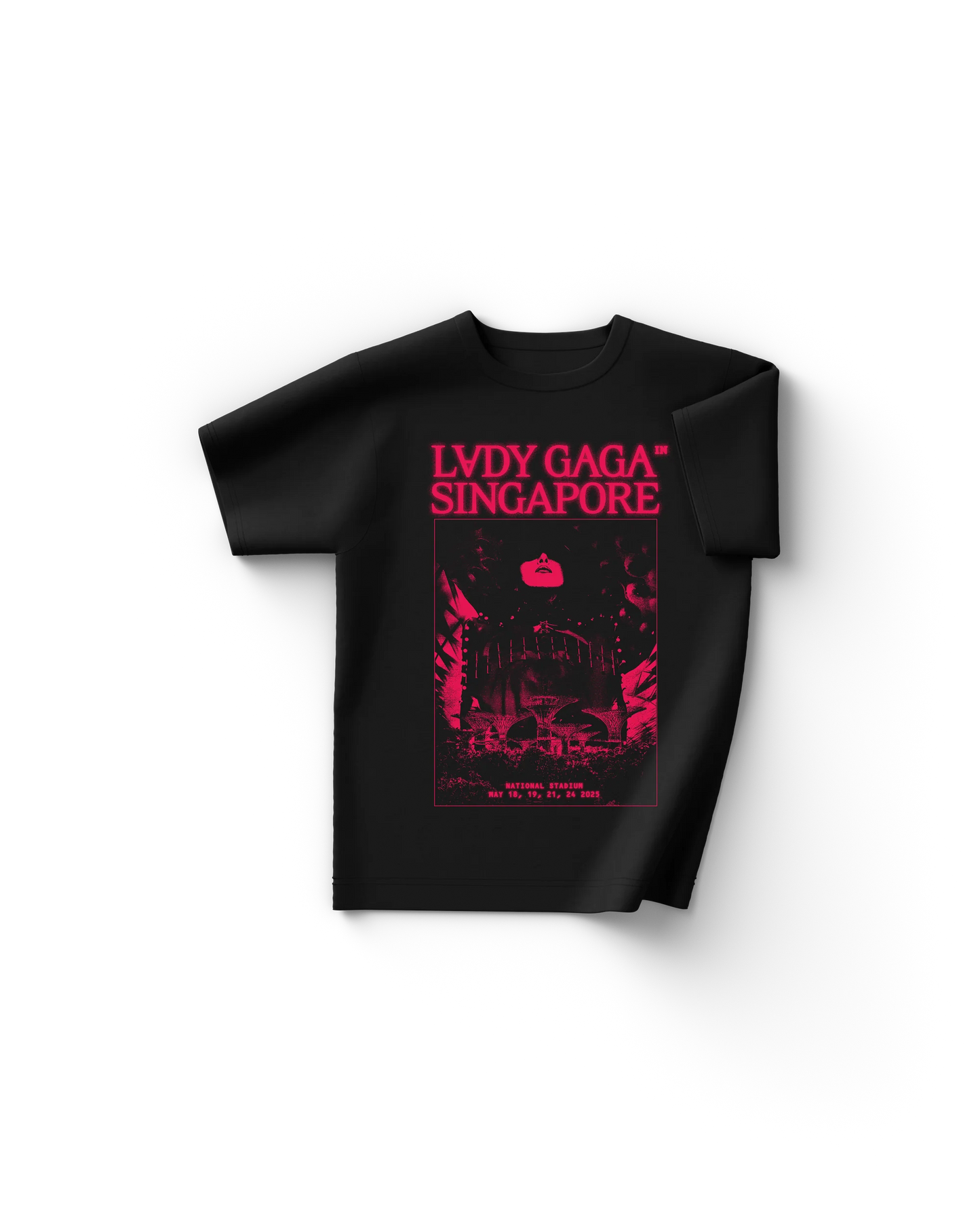 Lady Gaga Charcoal Singapore T-Shirt – Official Store