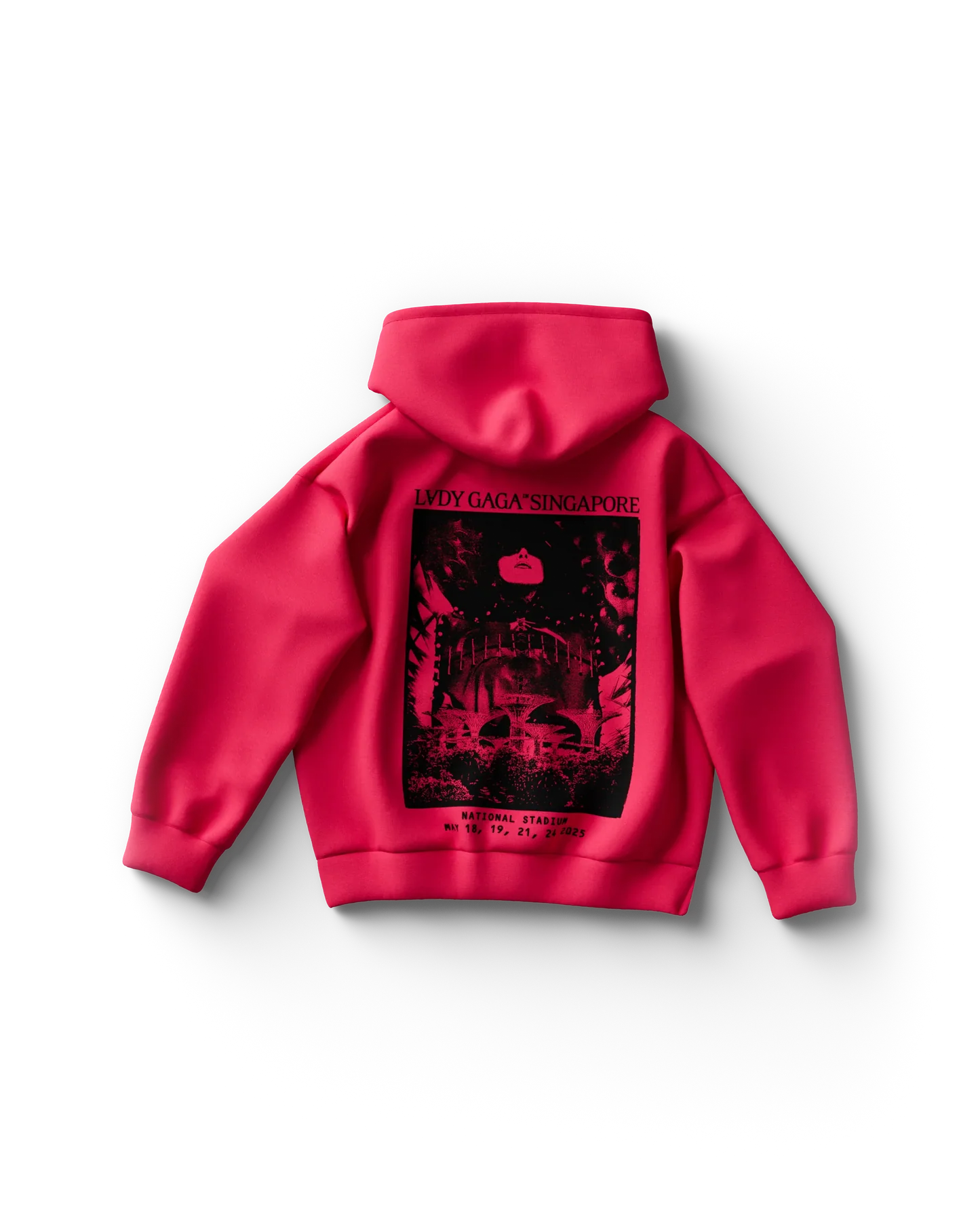 Lady Gaga Pink Singapore Hoodie – Official Merch