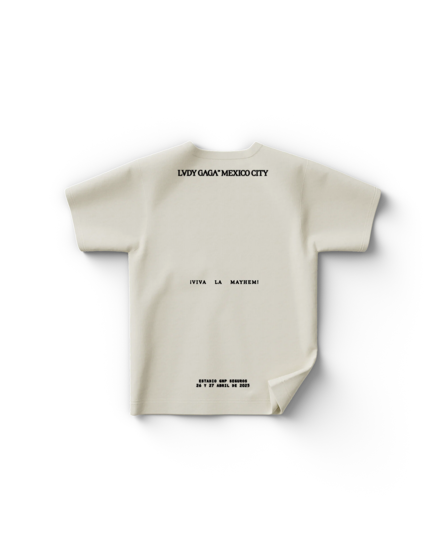 Lady Gaga White CDMX T-Shirt – Official Merch