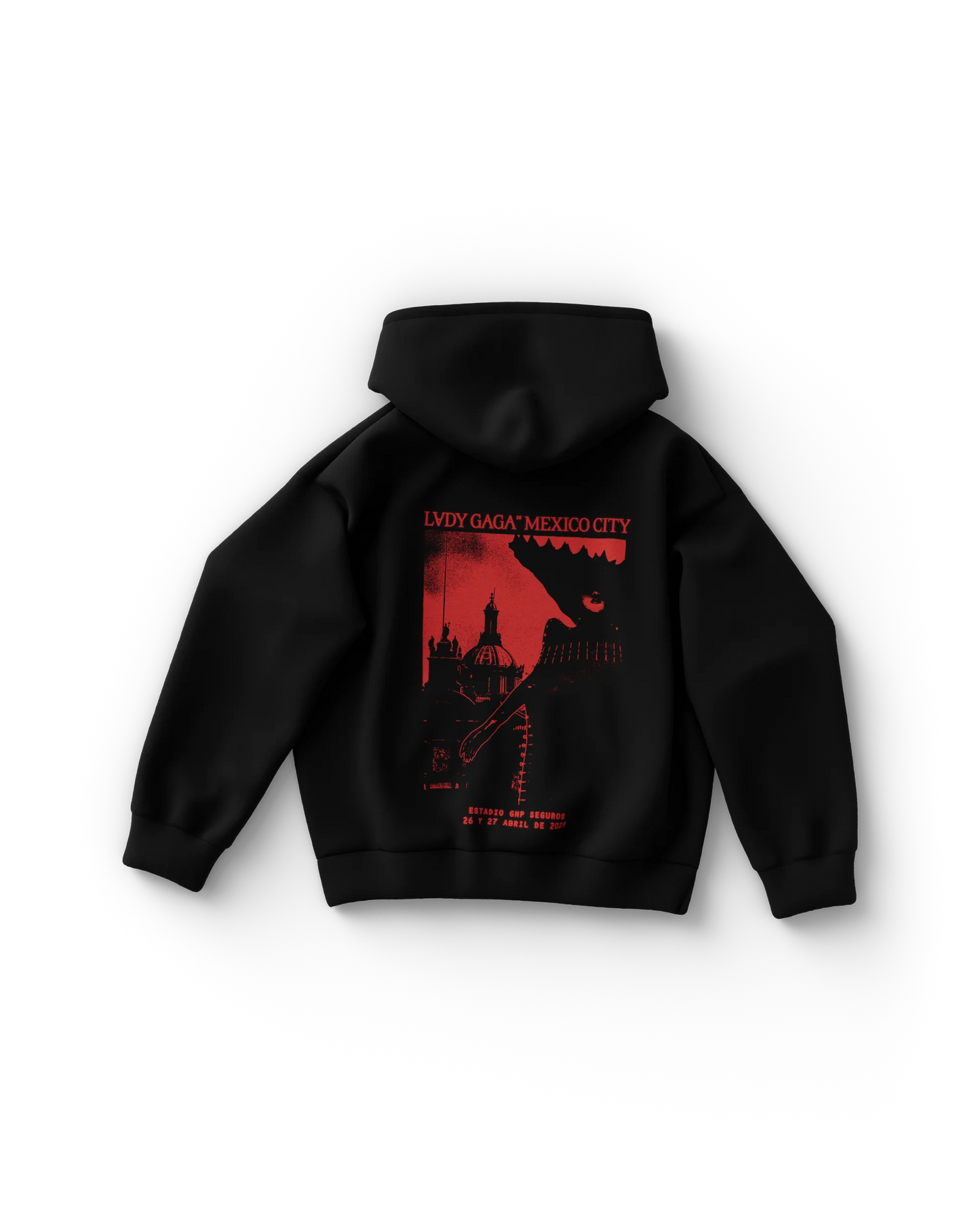 Lady Gaga Black CDMX Hoodie – Official Merch