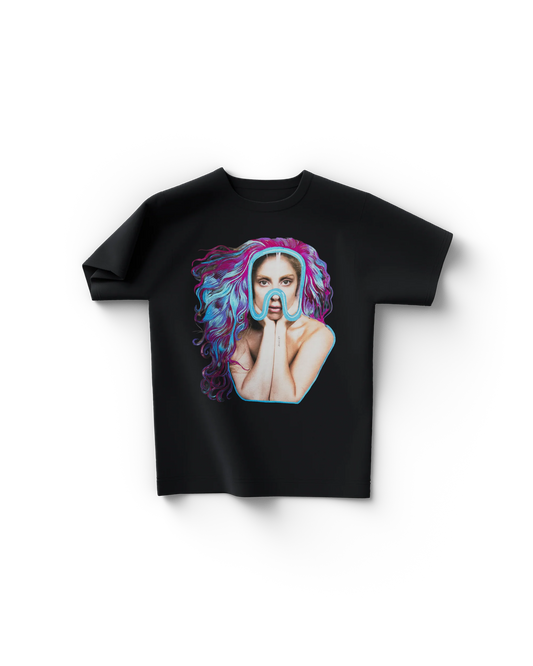 Lady Gaga ARTPOP Marker Collage Mask T-Shirt – Official Merch