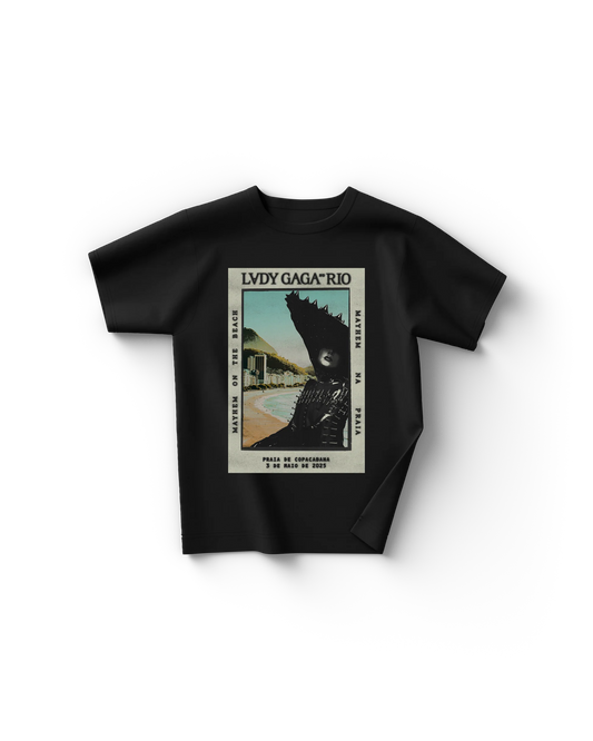 Lady Gaga Black Rio Poster T-Shirt – Official Merch
