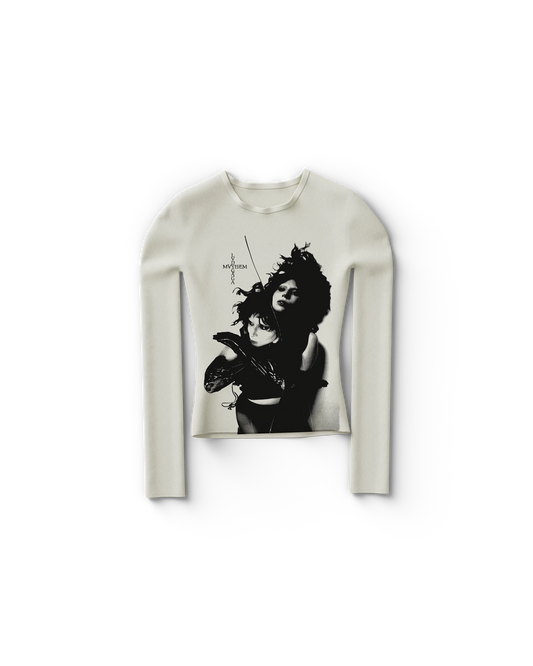 Lady Gaga Splice Fitted Longsleeve T-Shirt – Official Store