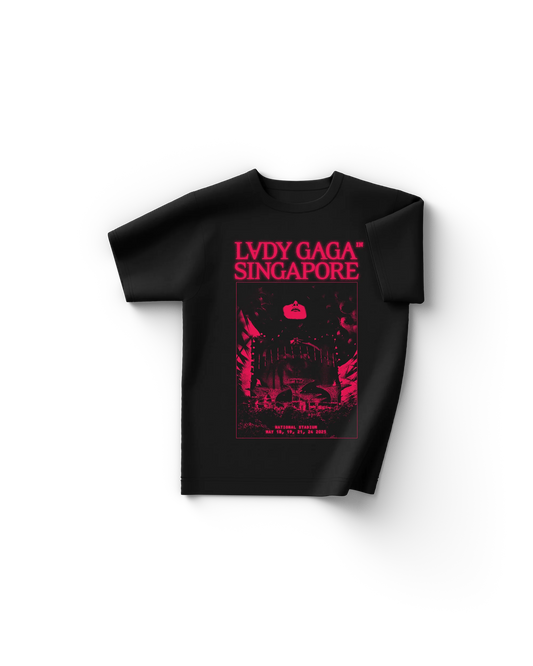 Lady Gaga Charcoal Singapore T-Shirt – Official Store