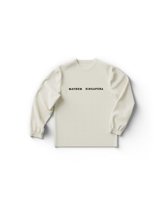 Lady Gaga White Singapore Longsleeve T-Shirt – Official Merch