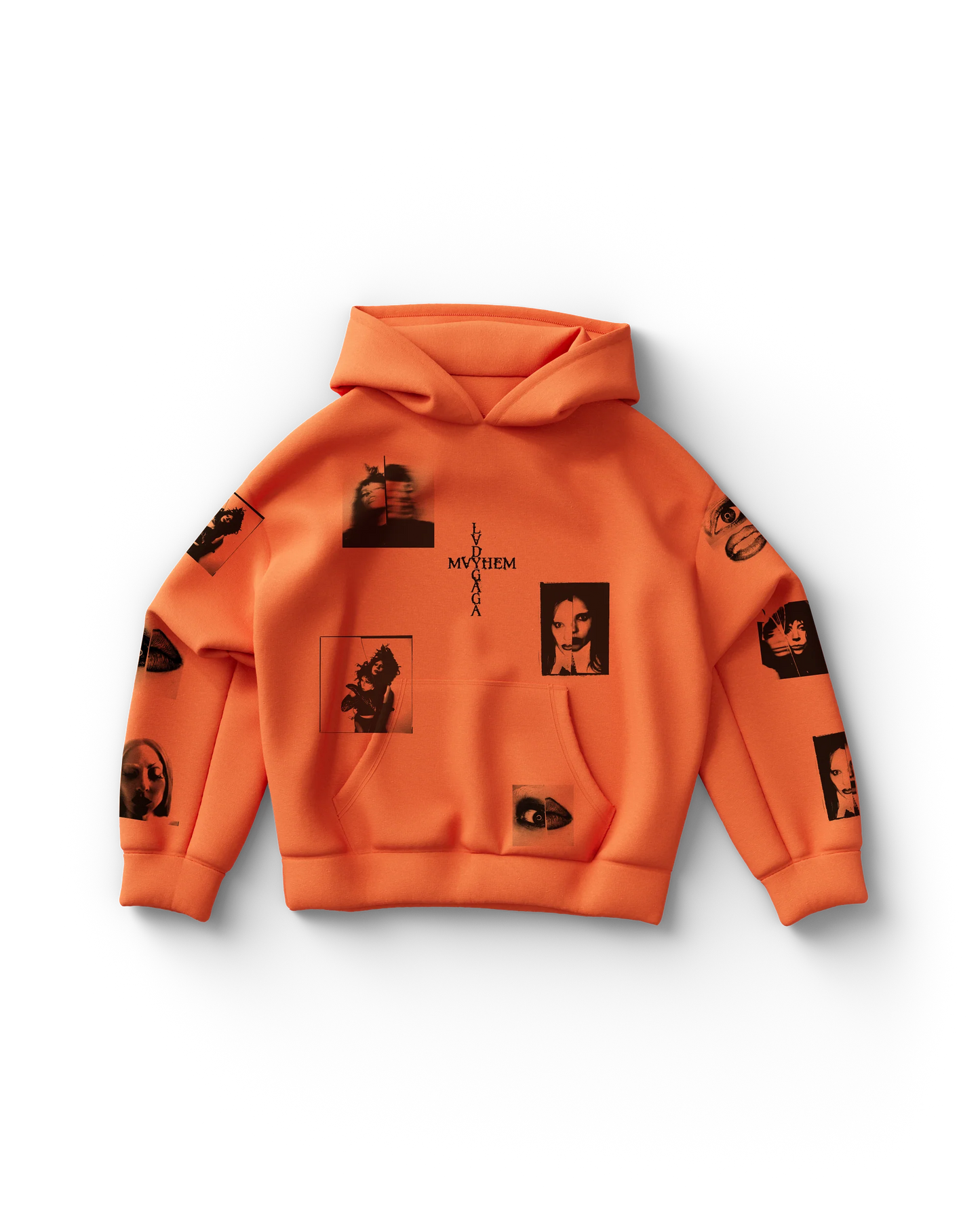 Lady Gaga Scattered Image Hoodie – Official Merch