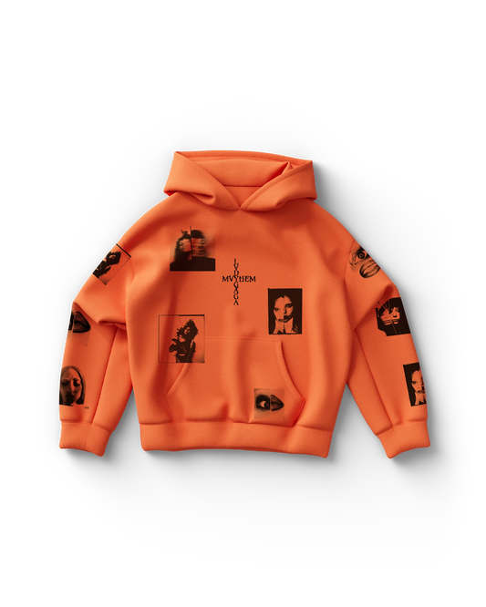 Lady Gaga Scattered Image Hoodie – Official Merch