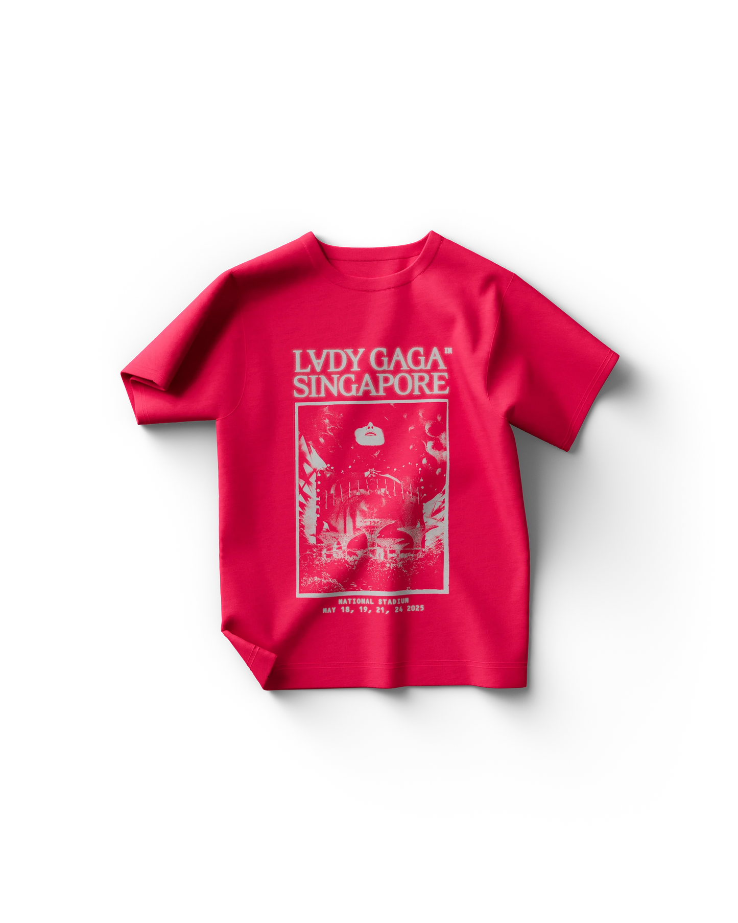 Lady Gaga Pink Singapore T-Shirt – Official Merch