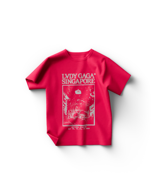 Lady Gaga Pink Singapore T-Shirt – Official Merch