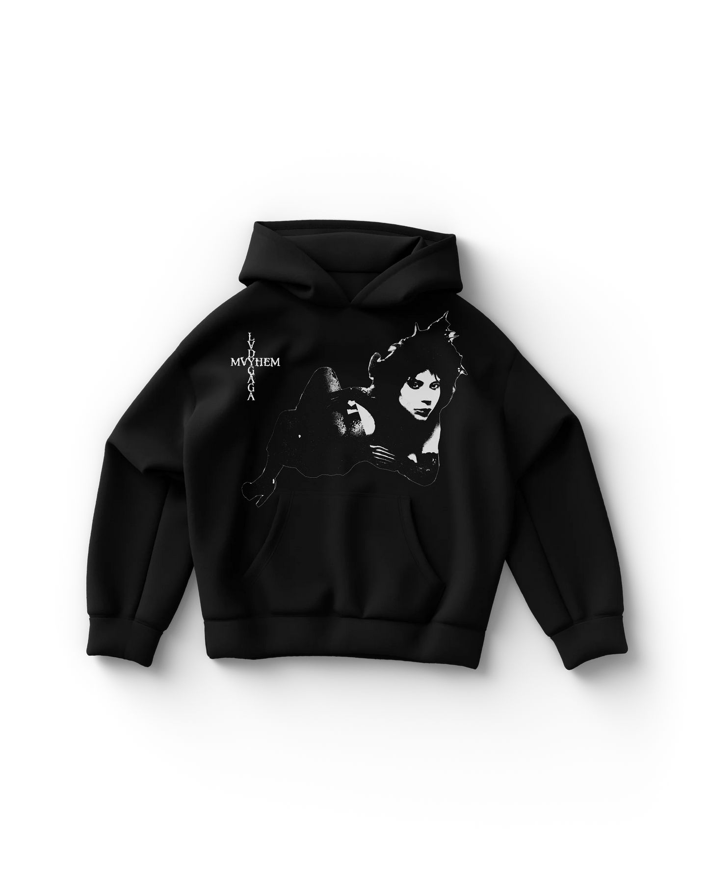 Lady Gaga Contrast Tracklist Hoodie – Official Merch
