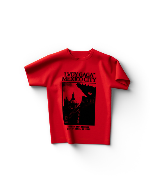 Lady Gaga Red CDMX T-Shirt – Official Store