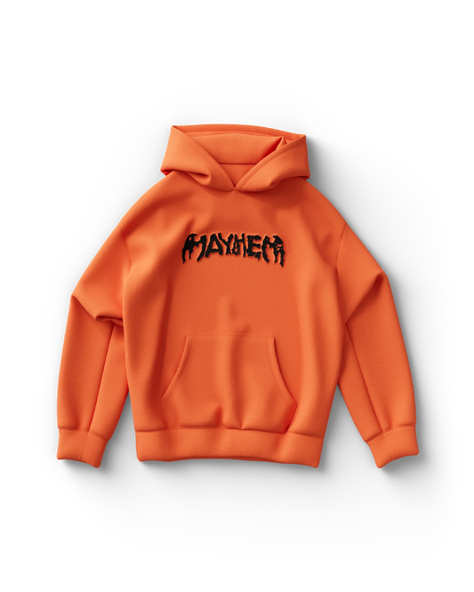 Lady Gaga MAYHEM Orange Logo Hoodie – Official Merch
