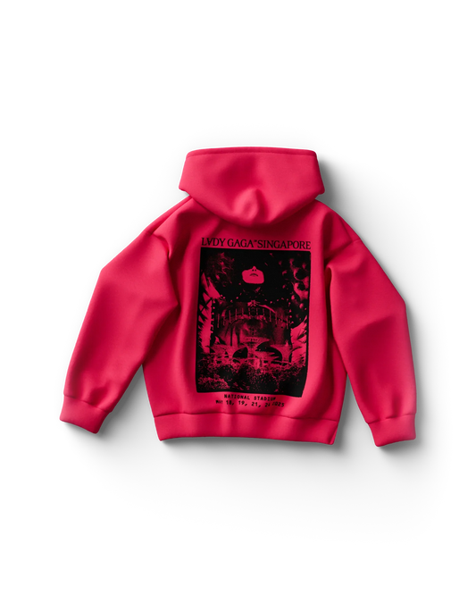 Lady Gaga Pink Singapore Hoodie – Official Merch